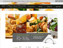 Tablet Screenshot of magicsoulfood.com